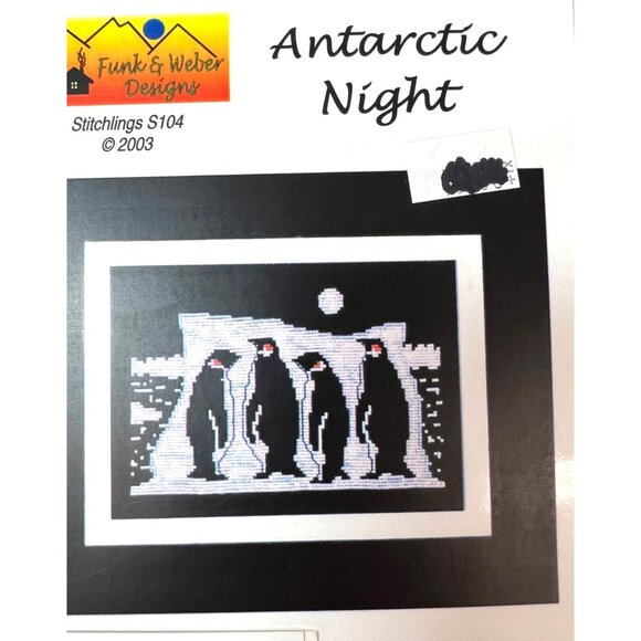 Funk & Weber Designs Let There Be Night Cross Stitch Pattern Set Of 5 - Picture 4 of 6